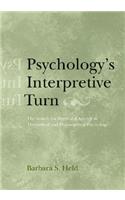 Psychology's Interpretive Turn