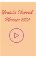 Female Youtube-Channel Planner for 2020: Journal / Planner for Youtube Videos Ladies Style / Great gift idea