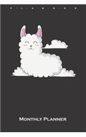 Lama in cloud Monthly Planner