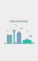 San Antonio Minimalist Travel Notebook [Lined] [6x9] [110 pages]