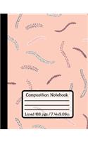 Composition Notebook: Feathers School Notebook, College Ruled Paper