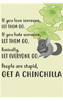 Get A Chinchilla Notebook Journal