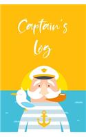 Captains Log: Sailing Logbook Boating Trip Record and Expense Tracker