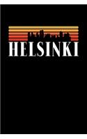 Helsinki Skyline: KALENDER I TAGEBUCH Für Retro Vintage Fans, Studenten, Schüler, Backpacker, Reisende, Traveler A5 (6x9 inch) 120 Seiten liniert! I Monatsplaner I Jo