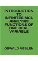 Introduction to Infinitesimal Analysis Functions of One Real Variable