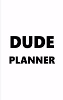 2020 Weekly Planner For Men Dude Planner Black Font White Design 134 Pages