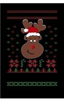 Christmas Reindeer Notebook