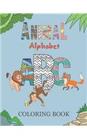 Animal Alphabet Coloring Book - ABC's