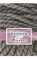 Knitting Project Planner: knitting journal for beginner or expert Keep track of your knitting Up To 60 Knitting Projects 125 pages, 7x10 Paperback ball of brown wool