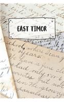 East Timor: Ruled Travel Diary Notebook or Journey Journal - Lined Trip Pocketbook for Men and Women with Lines