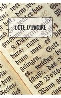 Cote d'Ivoire: Ruled Travel Diary Notebook or Journey Journal - Lined Trip Pocketbook for Men and Women with Lines