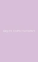 Grate Expectations Notebook: Lined Journal, 120 Pages, 6 x 9, Gift for Co Worker, Thistle Matte Finish (Grate Expectations Journal)