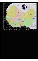 Modern Day Color Map of Western Africa Journal