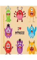 Happy Colorful Creatures 2018-2019 Academic Year Monthly Planner: July 2018 To December 2019 Weekly and Monthly Large 8.5x11 Organizer with Motivational Quotes(75 2019 Motivational Quotes Planners)