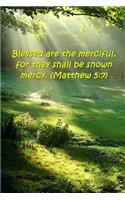 2019 Weekly Planner Bible Verse Beatitudes Blessed Merciful Mercy 5 7 134 Pages