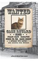 Laperm Cat Wanted Poster Journal