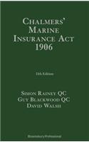 Chalmers' Marine Insurance Act 1906