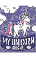 My Unicorn Journal: Cute Notebook Journal V17