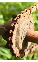 Rusted Gear Simple Industrial Machine Journal: 150 Page Lined Notebook/Diary