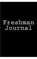 Freshman Journal: Writing Journal