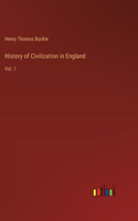 History of Civilization in England