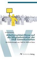 Arbeitsmarkteinflüsse auf die Mitgliedsstruktur der DGB-Gewerkschaften