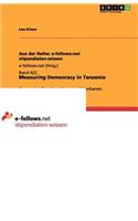 Measuring Democracy in Tanzania