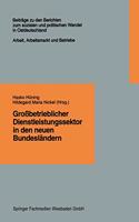 Grobetrieblicher Dienstleistungssektor in den neuen Bundeslandern