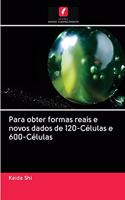 Para obter formas reais e novos dados de 120-Células e 600-Células