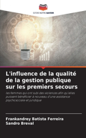 L'influence de la qualité de la gestion publique sur les premiers secours