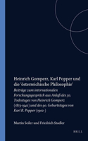 Heinrich Gomperz, Karl Popper und die 'österreichische Philosophie'