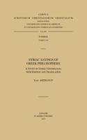 Syriac Sayings of Greek Philosophers