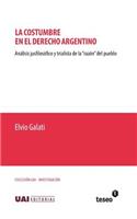 costumbre en el derecho argentino