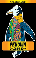 Penguin Coloring Book: Stress Relieving Designs Coloring Book For Adults
