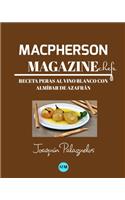 Macpherson Magazine Chef's - Receta Peras al vino blanco con almíbar de azafrán