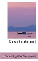 Causeries Du Lundi