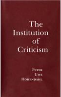Institution of Criticism