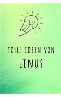 Tolle Ideen von Linus: Kariertes Notizbuch mit 5x5 Karomuster für deinen Vornamen