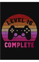 Level 16 Complete
