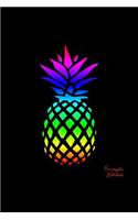 Pineapple Notebook: Lined College Ruled Note Book Paper For Work, Home Or School. Cute Stylish Trendy Notepad Journal For Taking Notes, Diaries Or Journaling.