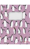 Notebook blank: Penguin Vol.1 - A4 format - 112 pages - notebook with register - ideal as diary, sketchbook, sketchbook, drawing book or empty colouring book