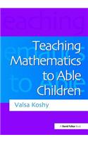 Teaching Mathematics to Able Children