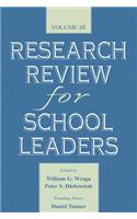 Research Review for School Leaders