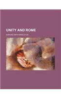 Unity and Rome