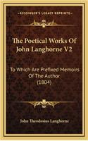 The Poetical Works of John Langhorne V2