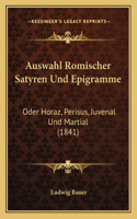 Auswahl Romischer Satyren Und Epigramme