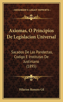 Axiomas, O Principios De Legislacion Universal