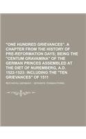 One Hundred Grievances. a Chapter from the History of Pre-Reformation Days