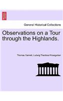 Observations on a Tour Through the Highlands.