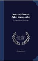 Bernard Shaw as Artist-philosopher